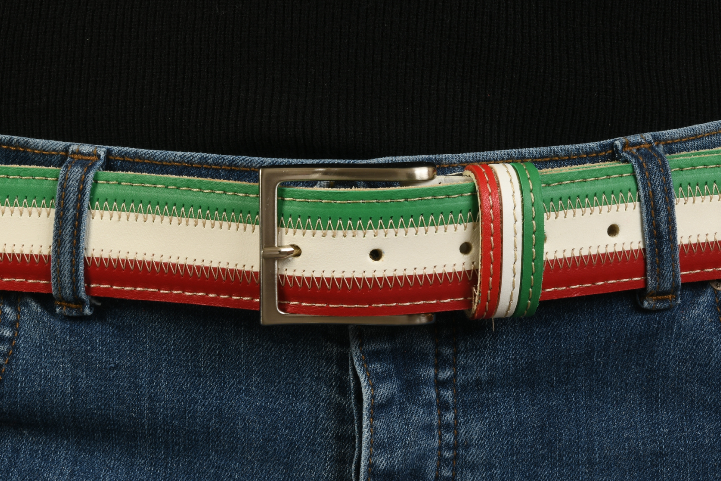Esclusiva Cintura Eleganza Tricolore - Orgoglio Italiano