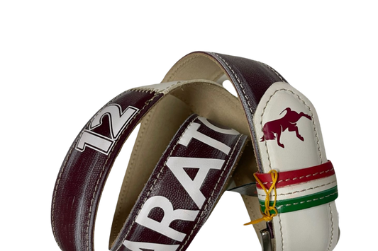 Handcrafted belt "GRANATA" Tributo Curva Maratona Torino Calcio